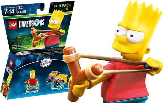 Produktbild LEGO Dimensions Bart Simpson Fun Pack (LEGO Dimensions)