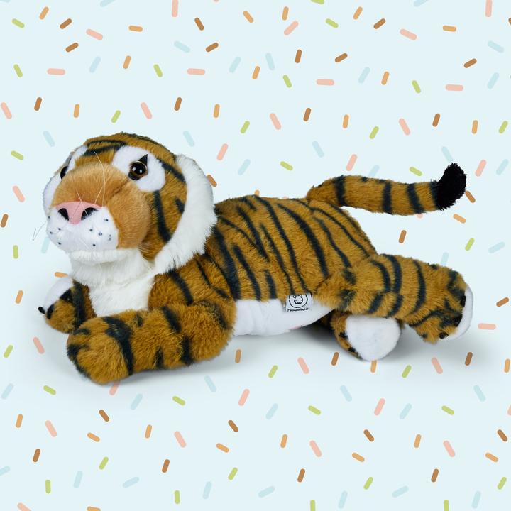 Image du produit Mamanimals Doudou Maman Tigre & Bébés (16 cm)