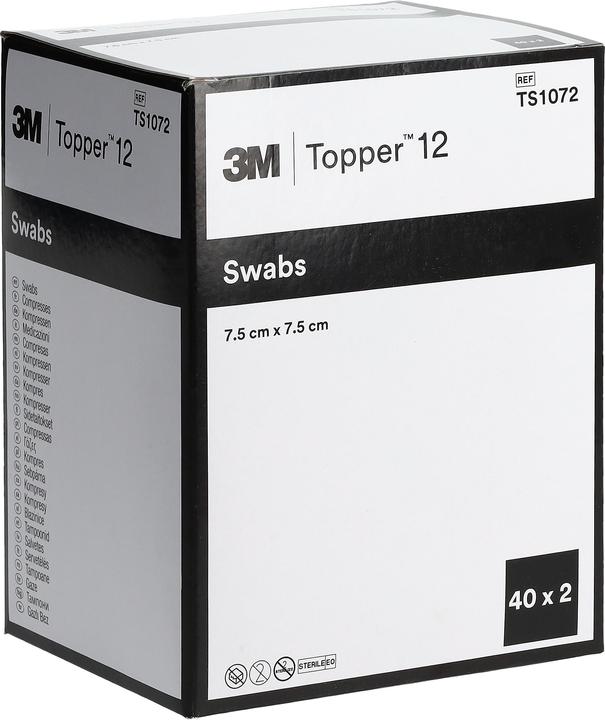 Image du produit Topper 12 NW Compresses 7.5x7.5cm stériles 80 pces