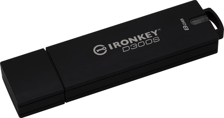 Immagine prodotto Kingston Unità USB crittografata D300S AES 256 XTS (8 GB, USB-A)