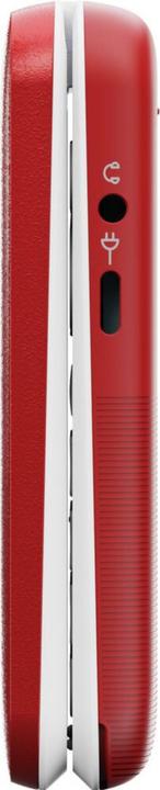 Produktbild Doro Leva L30, Clamshell, Single SIM, 7,11 cm (2,8"), 2 MP, 1150 mAh, Rot, Weiss (2.80", 2 Mpx, 4G)