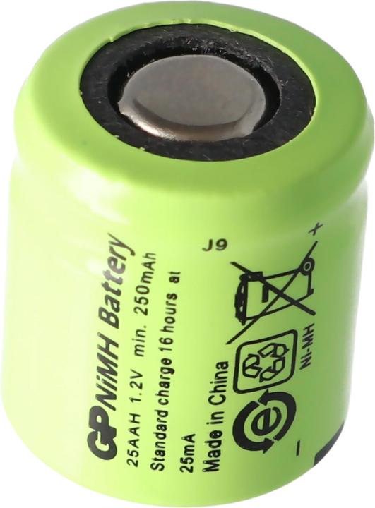 Image du produit GP Batteries Accu GP25AAH, 1/3 AA Mignon sans cosse à souder (1 pcs, 250 mAh, Chargeurs sans batterie)