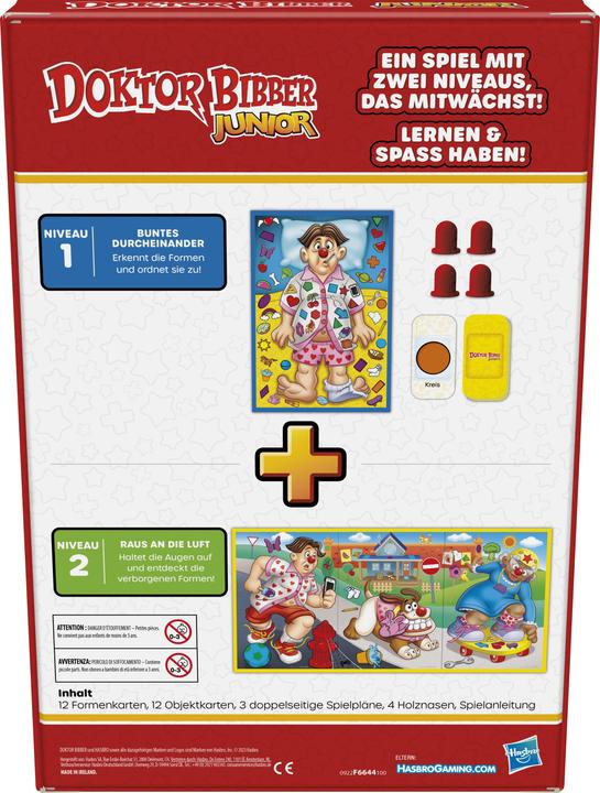 Productafbeelding Hasbro Gaming Dokter Bibber Junior (Duits)