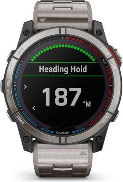 Produktbild Garmin quatix 7X Sapphire Solar Titan« GPS Marine Smartwatch (51 mm)