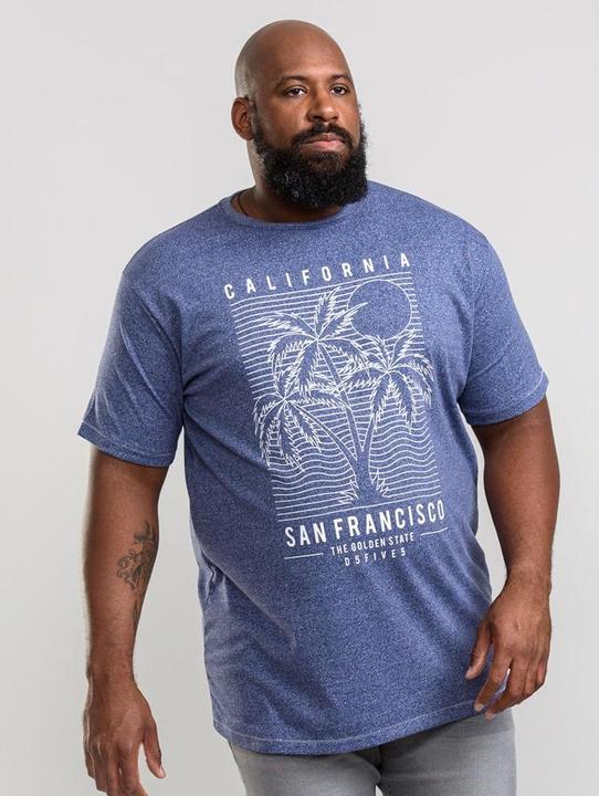 Produktbild DUKE TShirt Oscar mit SanFranciscoPrint Übergrössen (S)