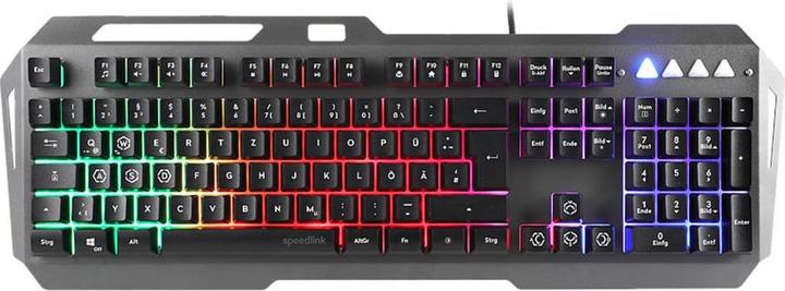 Produktbild Speedlink LUNERA Kabelgebunden, USB Gaming-Tastatur Beleuchtet Deutsch, QWERTZ, Windows® Schwarz (DE, Kabelgebunden)