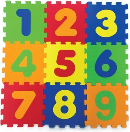Produktbild Siva Spielteppich Puzzlematten Numbers 7mm 9-tlg. 33x33 cm (33 x 7 x 33 cm)