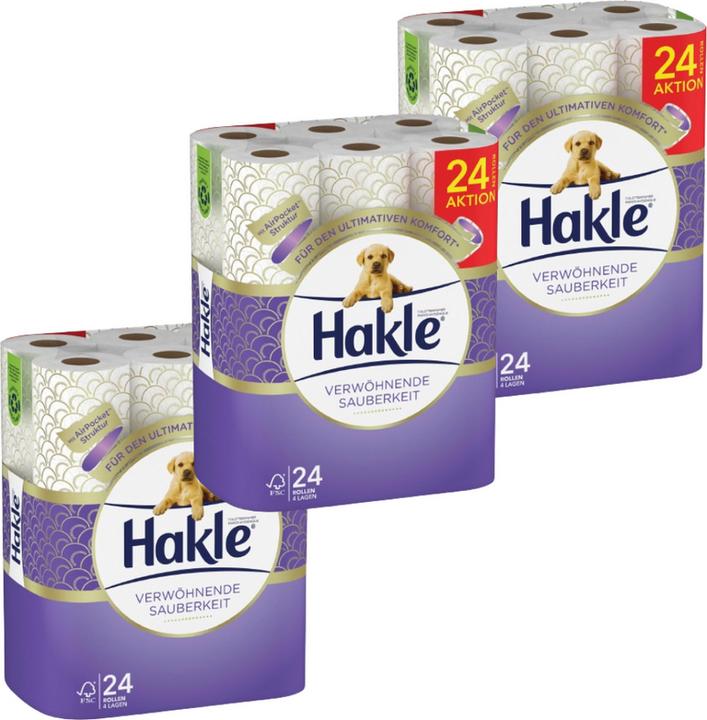 Immagine prodotto Hakle Pulizia coccolosa (24 x)