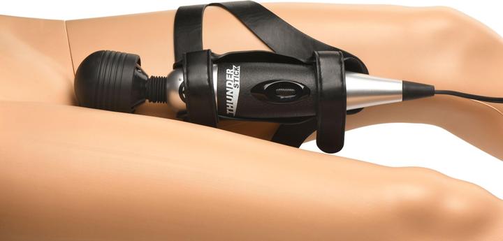 Productafbeelding Master Series XR Brands - Thunder Strap Wand Dijharnas - Zwart