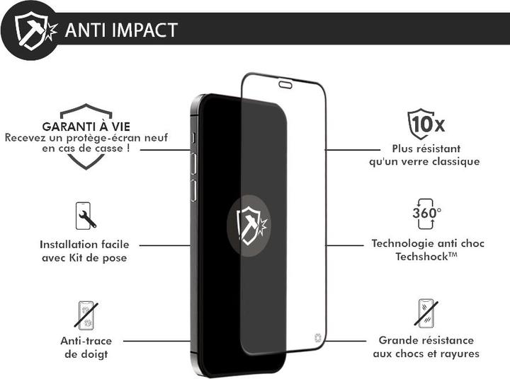 Actual product image Bigben Connected Glass screen protector (1 Piece, Realme 12 Pro+, Apple iPhone 12)