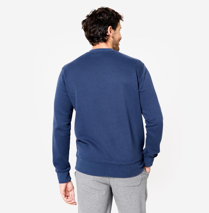 Image du produit Domyos Sweatshirt Herren warm Baumwolle - dunkelblau (S)