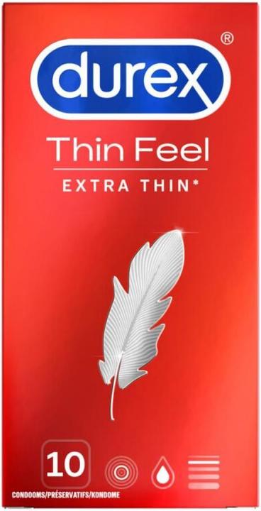 Image du produit Durex Thin Feel Extra Thin - 10 préservatifs (10 pcs)