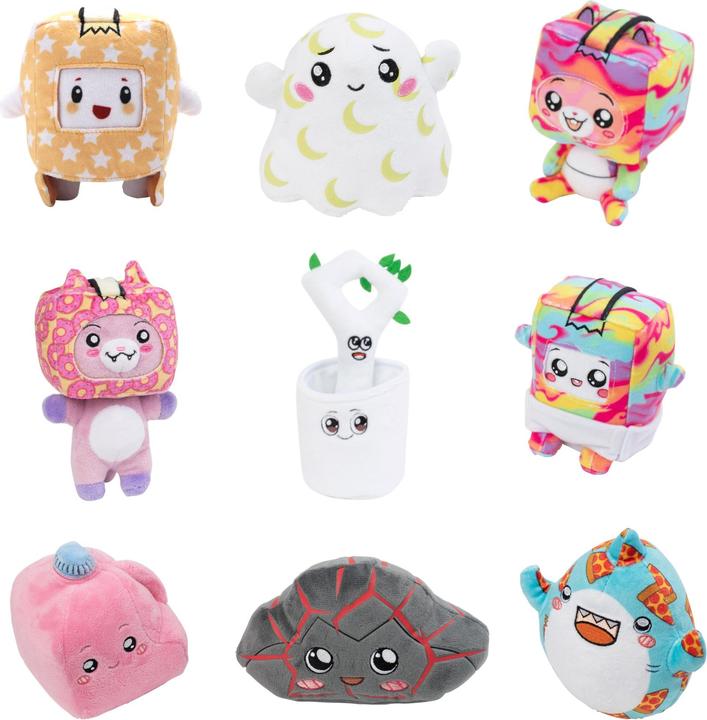 Actual product image Lankybox Mini Mystery Plush, Series 2, Collectible Blind Box Mini Plush, Officially Licensed Merch