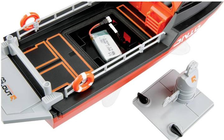 Produktbild Amewi Rettungsboot brushless Jetantrieb 320mm RTR schwarz/rot