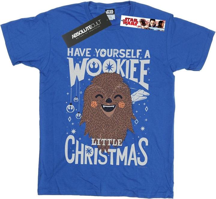 Actual product image Star Wars Boys Wookiee Little Christmas T-Shirt (116)