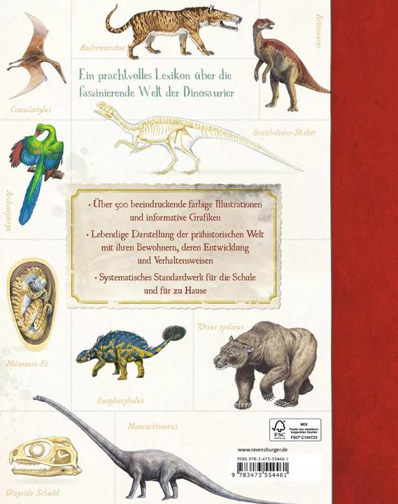 Immagine prodotto Ravensburger Lexikon der Dinosaurier und Urzeittiere (Tedesco, Julia Voigt, 2017)