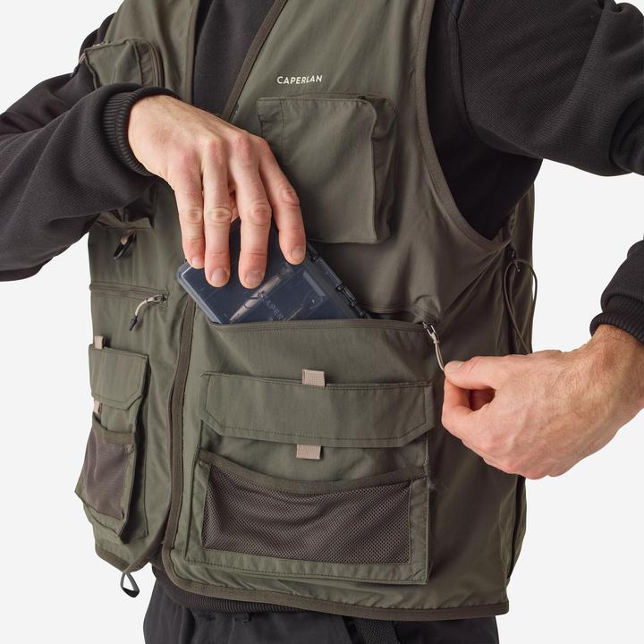 Produktbild Caperlan Angelweste FV 500 khaki (XXL)