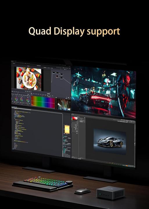 Immagine prodotto Minisforum UM790 Pro (AMD Ryzen 9 7940HS, 64 GB, 1000 GB, Radeon 780M)