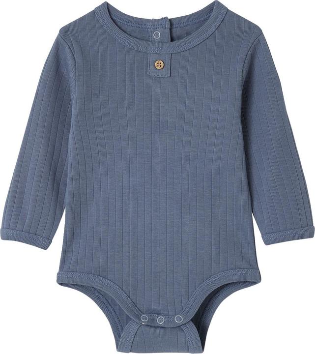 Produktbild Vertbaudet Bio-Kollektion: 2er-Pack Baby Langarmbodys mit Öffnung hinten (92)