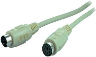 Image du produit Shiverpeaks Câble PS/2 MD6=>MD6 mâle/femelle 1,8m * basic (1.80 m, PS/2)