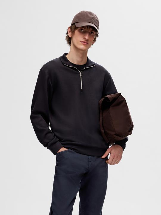 Actual product image Selected Homme Slhemanuel Soft Zip High Neck Sweat Noos (XXL)