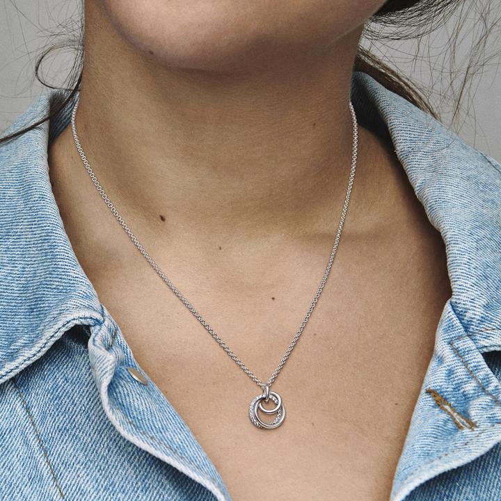 Immagine prodotto Pandora Collana Famiglia per sempre (Argento 925, 60 cm)