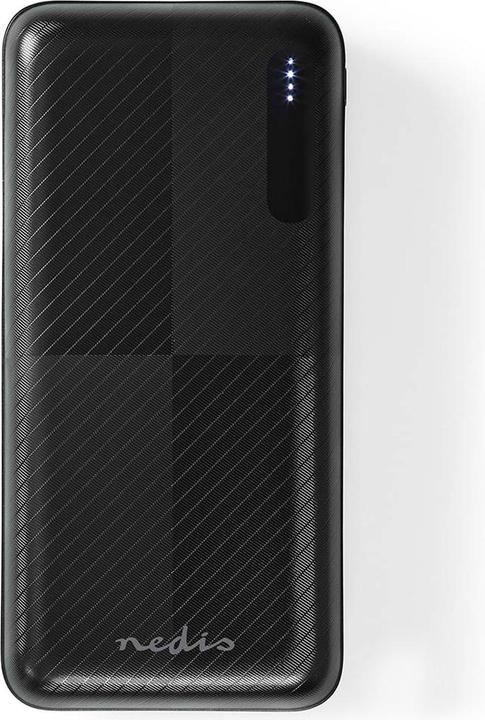 Actual product image Nedis Powerbank | 20000 mAh | 2x 3.0 A | Number of outputs: 2 | Output connection: 1x USB-A / 1x U (20000 mAh, 18 W, 74 Wh)