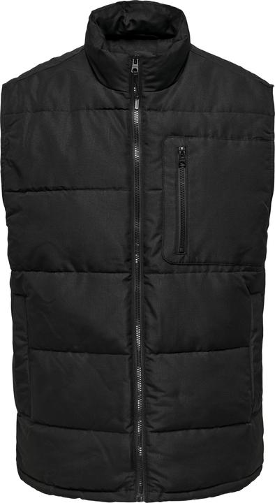 Only & Sons Hoch geschlossen Weste Steppweste