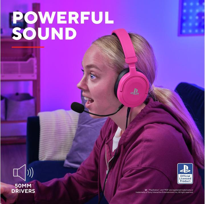 Produktbild Trust GXT498P FORTA HEADSET PS5 PINK (Kabelgebunden)