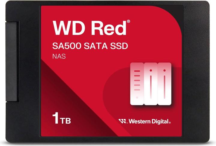 QNAP WD Red SA500 - SSD - 1 TB - intern - 2.5" (6.4 cm) - SATA 6Gb/s (1000 GB, 2.5")