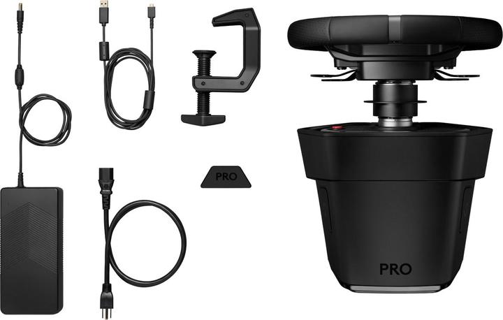 Image du produit Logitech G PRO Racing Wheel - BLACK - PLUGE -EMEA (PC, Xbox Series S, Xbox Series X, Xbox One S)