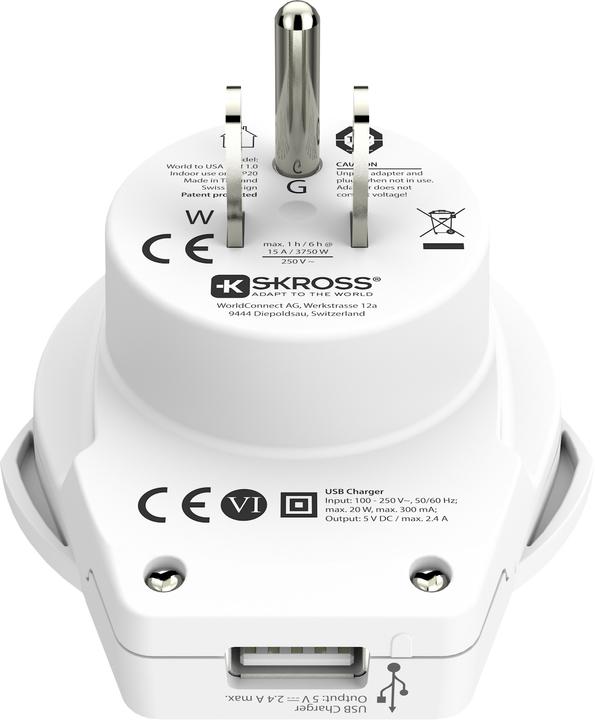 Image du produit Skross World to USA avec USB