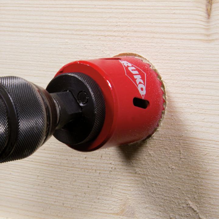 Actual product image Ruko HSS Bi-Metal Hole Saws red.Ø 37.0 mm / 38.0 mm (37 millimetres)