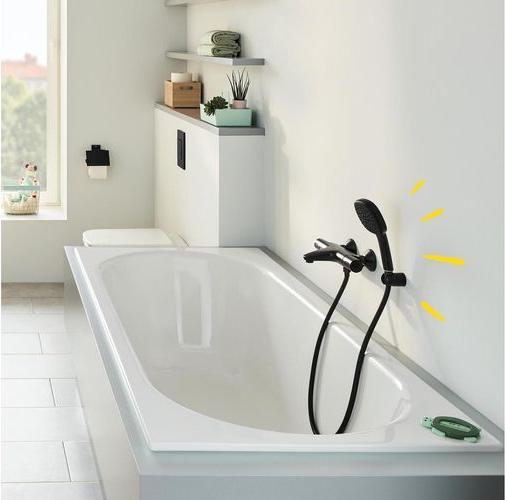 Produktbild Grohe Vitalio Comfort 110 QuickFix Handbrause, intelligente Strahlumstellung, wassersparend, 2 Strahlarten (2 Strahlarten, 7.40 l/min)