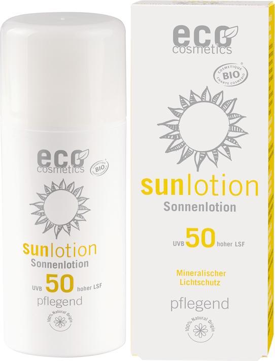 Actual product image Eco Cosmetics Sun Lotion (Sun lotion, SPF 50, 100 ml)