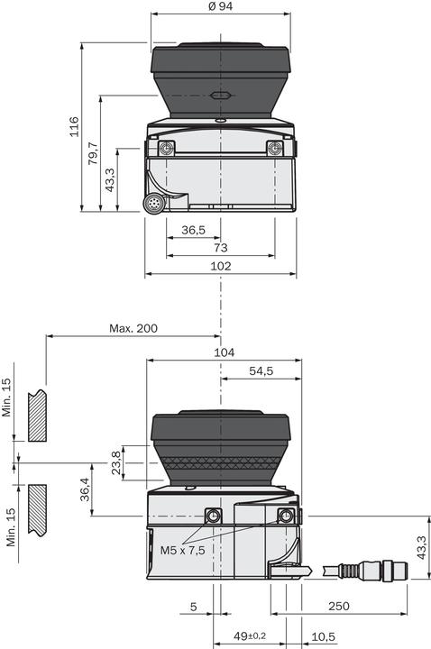 Immagine prodotto Sick Scanner laser di sicurezza (30 m)