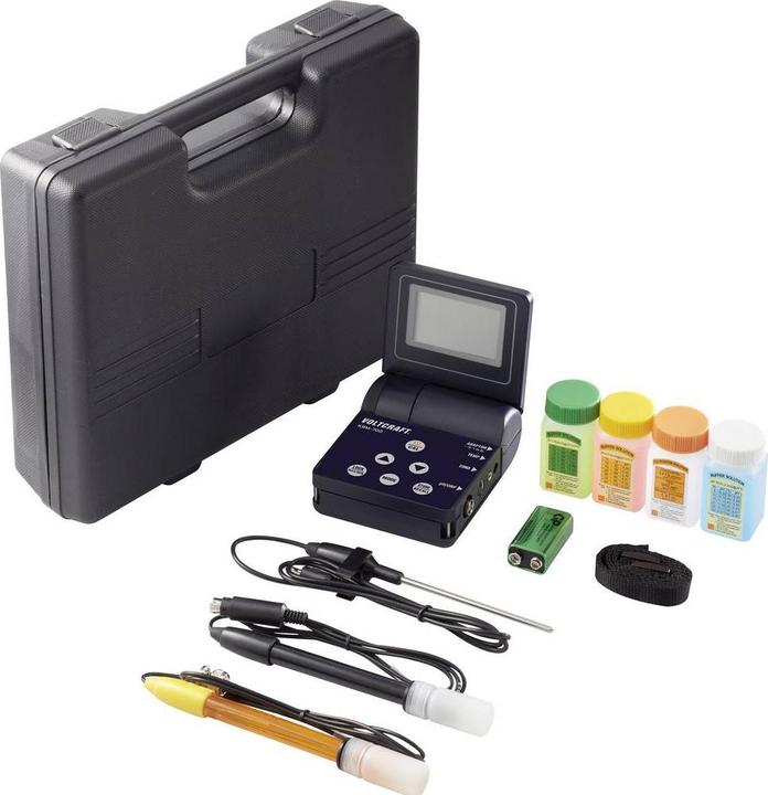 Actual product image Voltcraft KBM-700 Combined measuring device conductivity, pH value, redox (ORP), temperature, salt