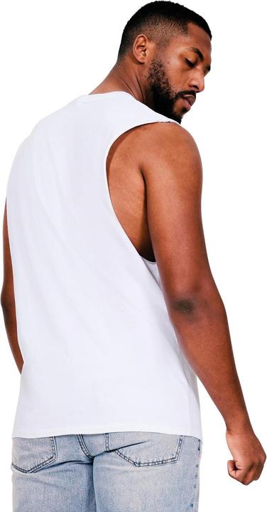 Actual product image Universal Textiles Mens Ringspun Cotton Drop Arm Holes Tank Top (S)