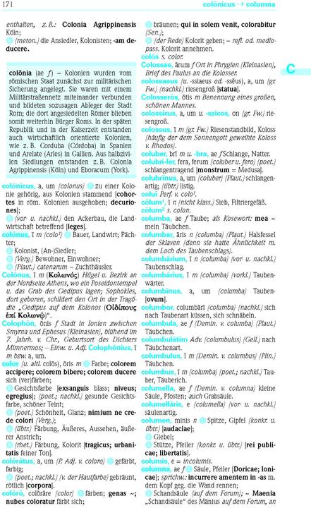 Immagine prodotto Wörterbuch für Schule und Studium Latein (Tedesco, Latino, PONS, 2024)