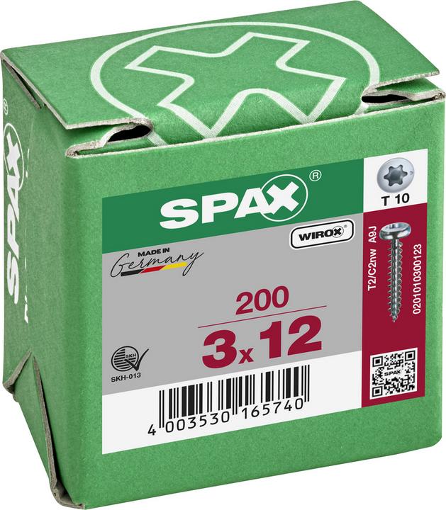 Actual product image Spax Chipboard screws (200 Screws per piece)