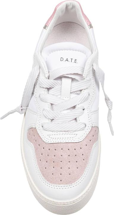 Produktbild D.a.t.e. D.a.t.e sneakers court platform in leather and suede white and pink (40)