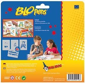 Image du produit Malinos Blopens Airbrush Pens Cool (Multicolore, 10 x)