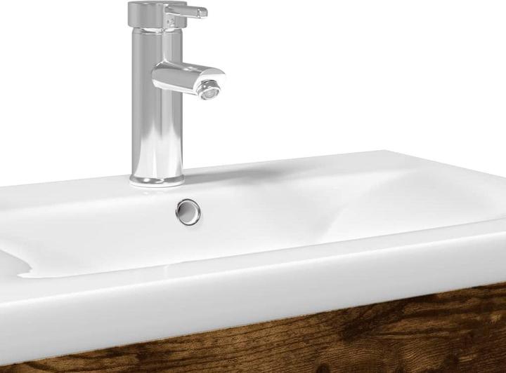 Image du produit VidaXL Meuble sous-vasque avec vasque encastrée