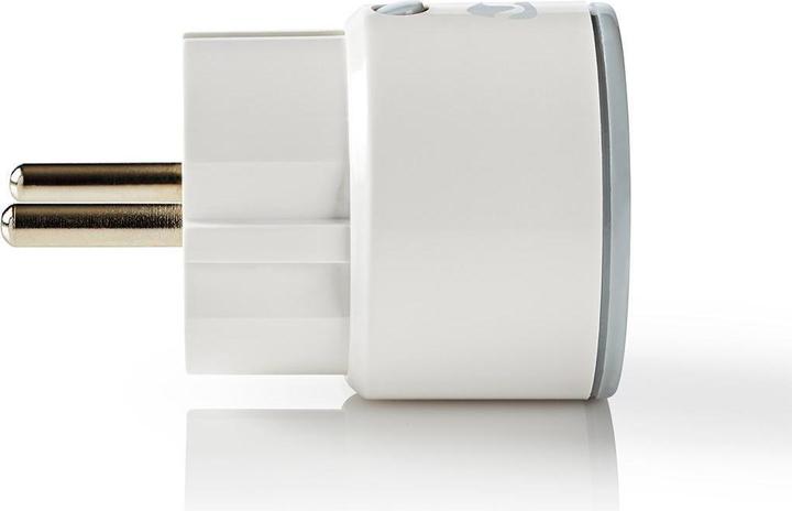 Produktbild Nedis WLAN Smartplug (WIFIP110FWT) - Energieüberwachung, Schuko Typ F, 10 A
