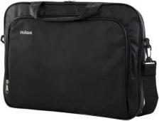 Produktbild Nilox NOTEBAG 15.6P ESSENTIAL Notebooktasche 39,6 cm (15,6') Aktentasche Schwarz (15.60")