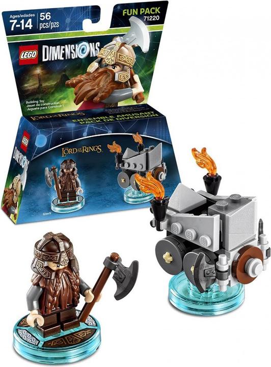 Actual product image LEGO Dimensions Gimli Fun Pack (LEGO DC, LEGO Dimensions)