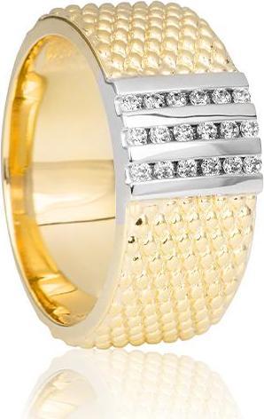 Actual product image Breuning RING - BRILL. 0,18 Ct. H/si (57, 585/14 K Gold)