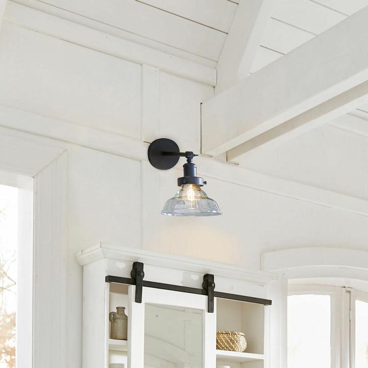 Image du produit Loberon Applique Manel noir/clair (E27)