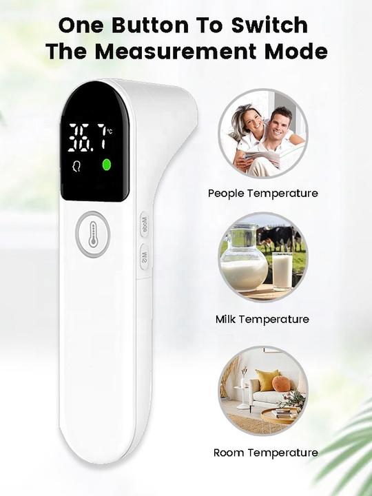 Produktbild PhoneLook Infrarot Fieberthermometer für Babys Digitales kontaktloses Stirn- und Ohrthermometer (Stirn, Ohr, Berührungslos)