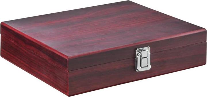 Immagine prodotto Childhome Set regalo vino in scatola di legno (Anello gocciolante, Chiusura per il vino, Versatore di vino, Termometro per vino)